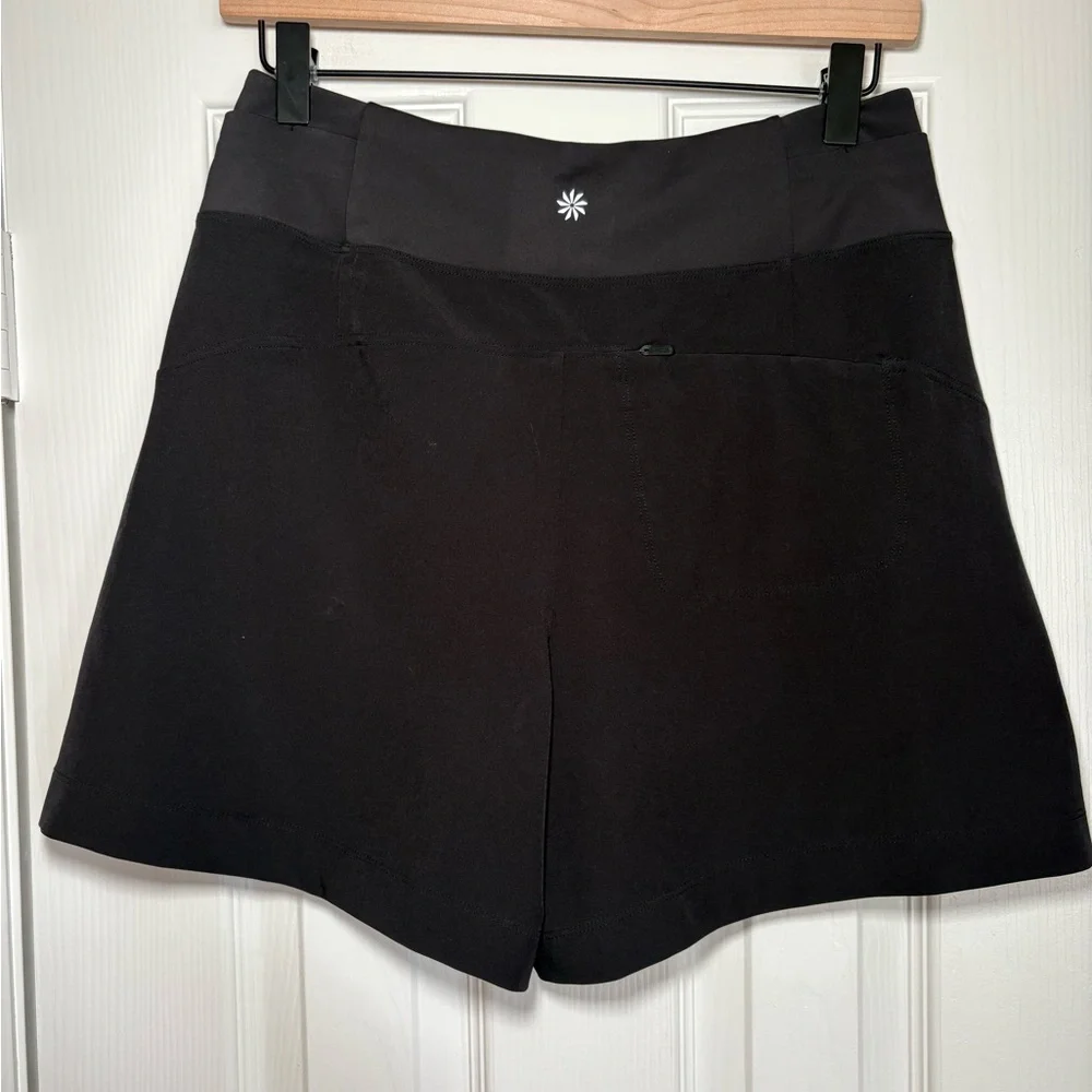 Athleta Fairway Golf Shorts Black size 4‎